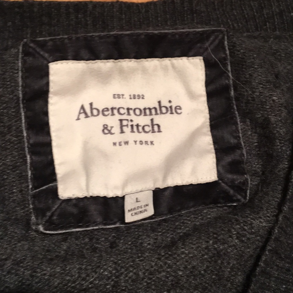 Abercrombie & Fitch Open Grey Cardigan - Picture 2 of 6